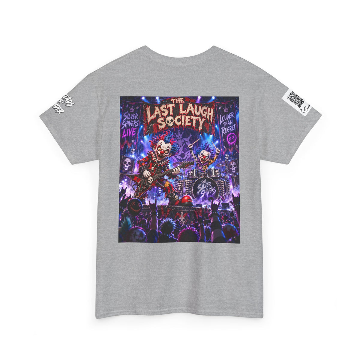 The Last Laugh Society Tee #133 — Carnival Clown Horror Graphic T-Shirt