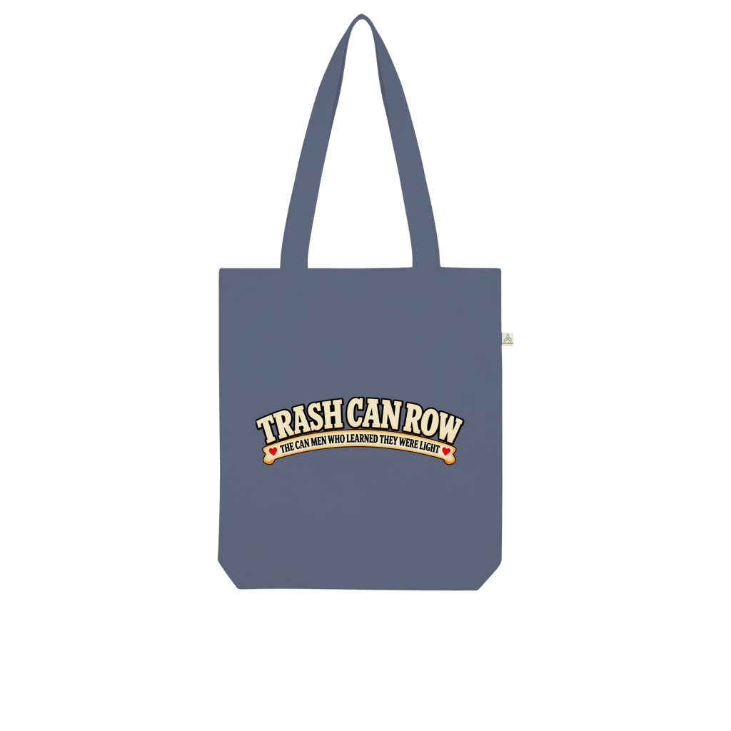 Trash Can Row Organic Tote Bag