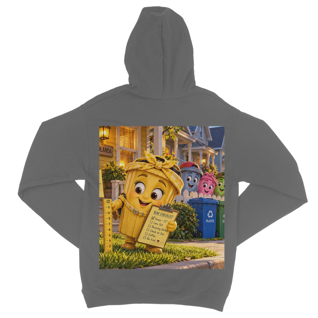 Trash Can Row – Classic Adult Zip Hoodie