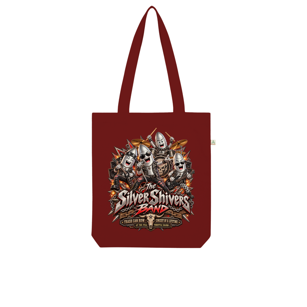 The Silver Shivers Band Organic Tote Bag