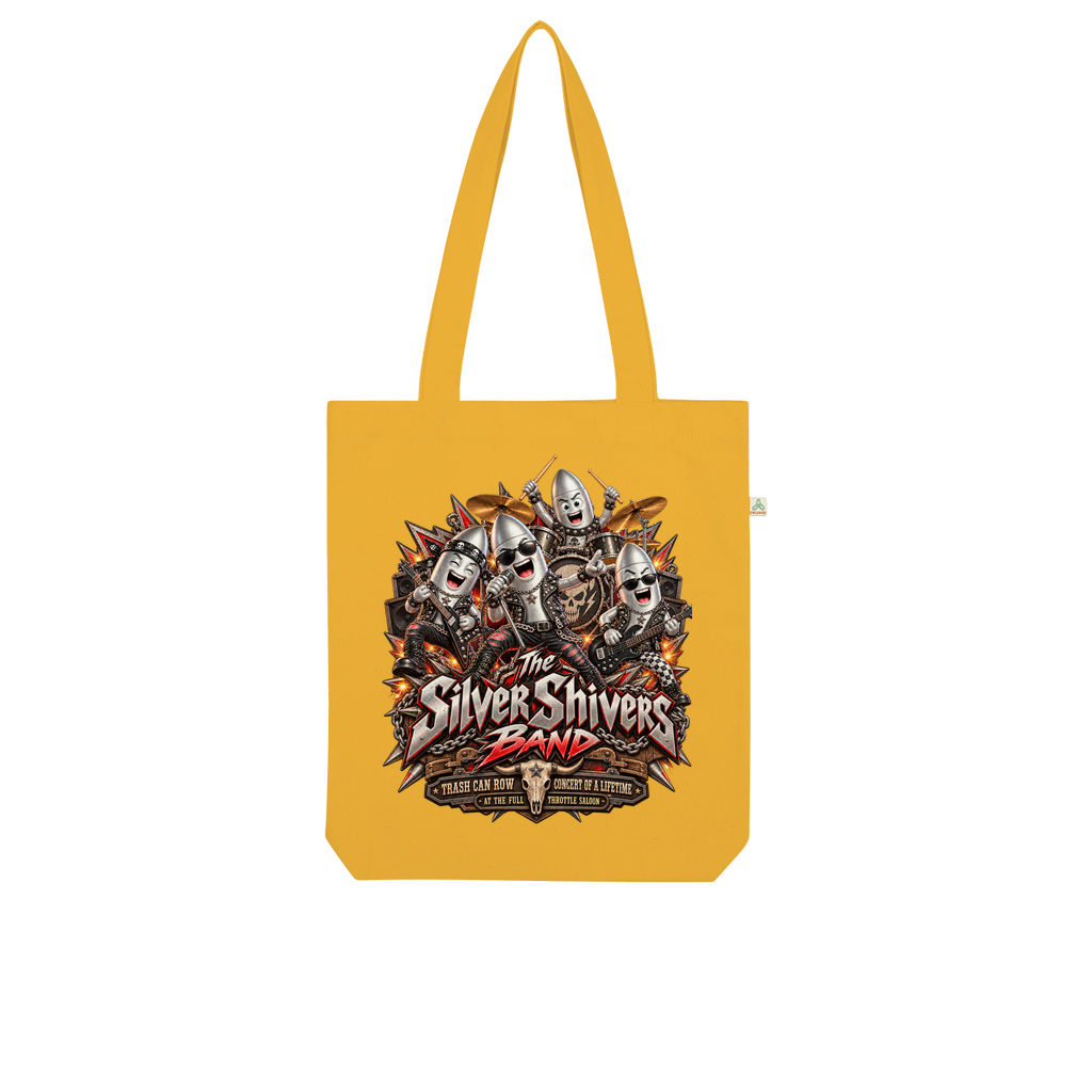 The Silver Shivers Band Organic Tote Bag