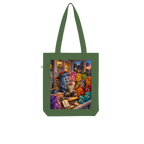 Trash Can Row Organic Tote Bag