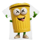 TRASH CAN MAN Premium Sublimation Adult T-Shirt