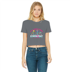 AOP Classic Women's Cropped Raw Edge T-Shirt