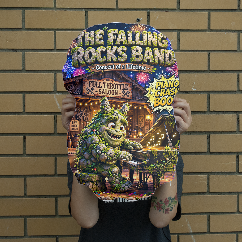 Falling Rocks COllection Giant Face Cushion