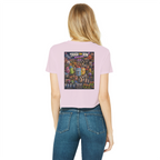 Trash Can Row: Concert for a Lifetime – Classic Women's Cropped Raw Edge T-Shirt