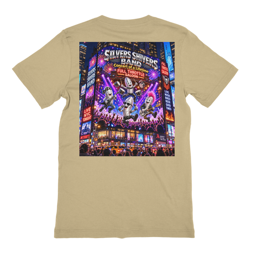 The Silver Shivers Band Unisex Cotton T-Shirt