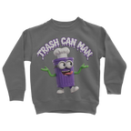TRASH CAN MAN Classic Kids Sweatshirt