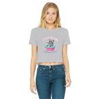 AOC Classic Women's Cropped Raw Edge T-Shirt