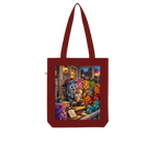 Trash Can Row Organic Tote Bag