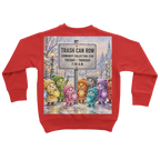 Trash Can Row Classic Kids Sweatshirt