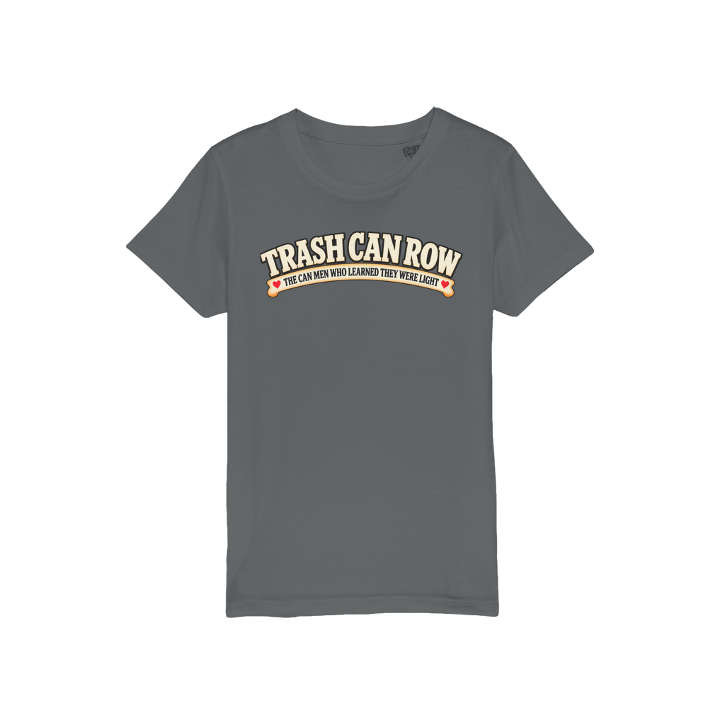 Trash Can Row Organic Jersey Kids T-Shirt