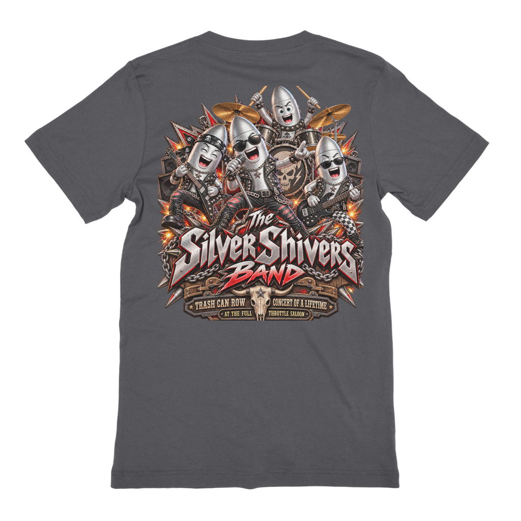 The Silver Shivers Band Premium Jersey Adult T-Shirt