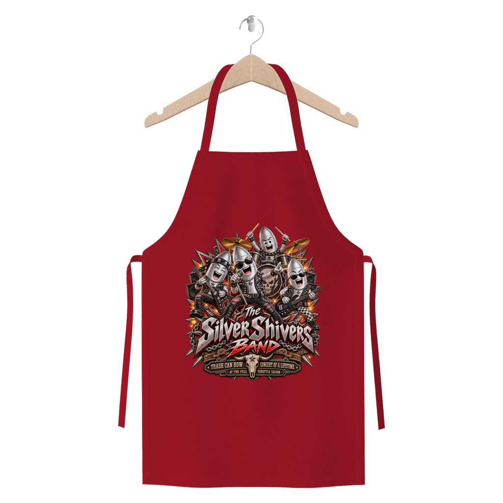The Silver Shivers Band Premium Jersey Apron