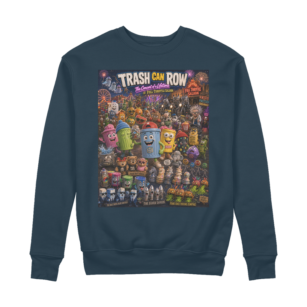 Trash Can Row: Concert for a Lifetime – 100% Organic Cotton Sweatshirt