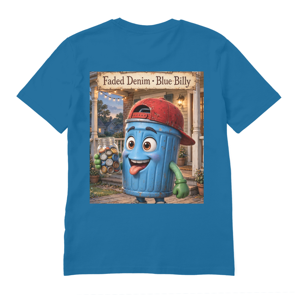 Trash Can Row Premium Organic Adult T-Shirt