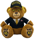 Black & Gold MAGA Bear