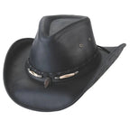 Bullhide Briscoe - Leather Cowboy Hat