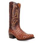 Dan Post Marco - Men's Ostrich Skin Leather Cowboy Boots