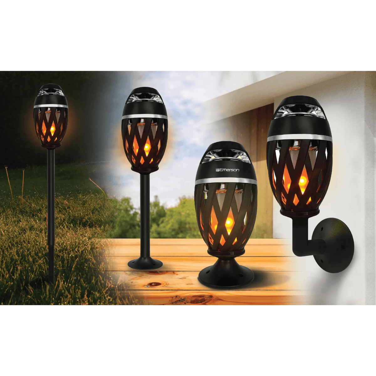 Emerson Outdoor Flame Light Bluetooth Speaker