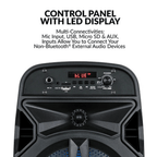 IQ Sound 8-Inch Portable Bluetooth TWS Speaker