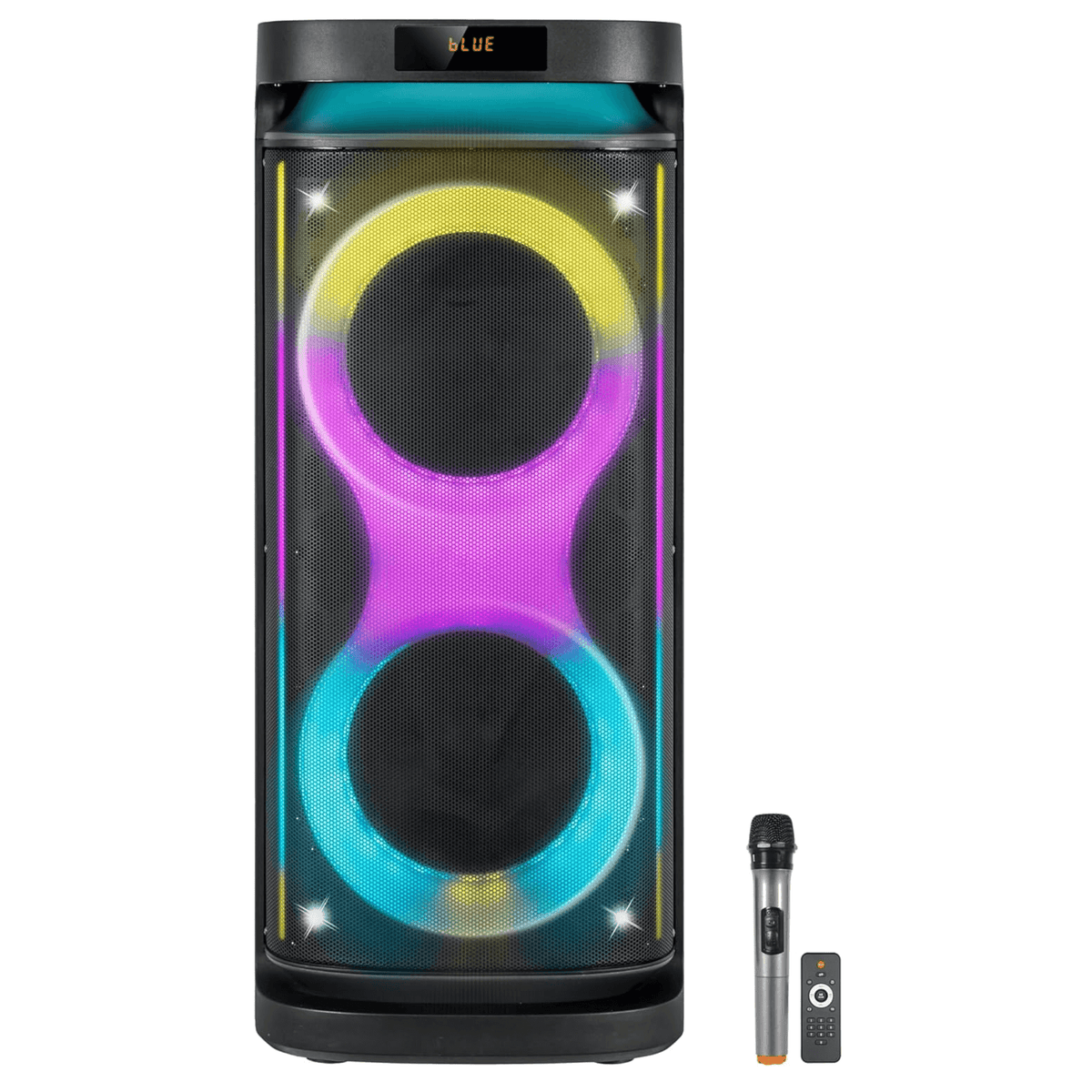 IQ Sound 2x10-Inch Portable Bluetooth DJ Speaker