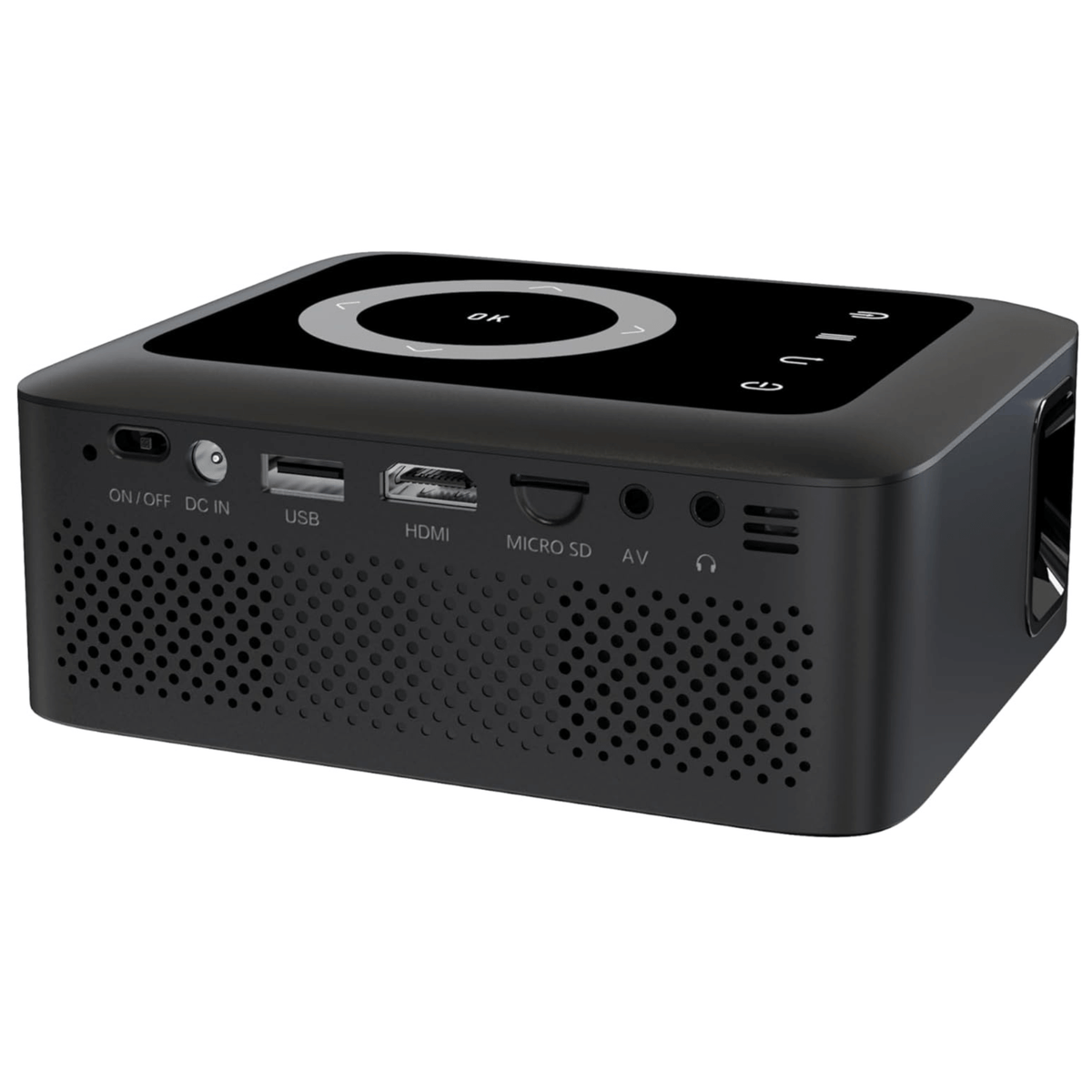 Supersonic Ultimate Soundbar Projector Combo with Built-In Bluetooth and RGB LED Lights
