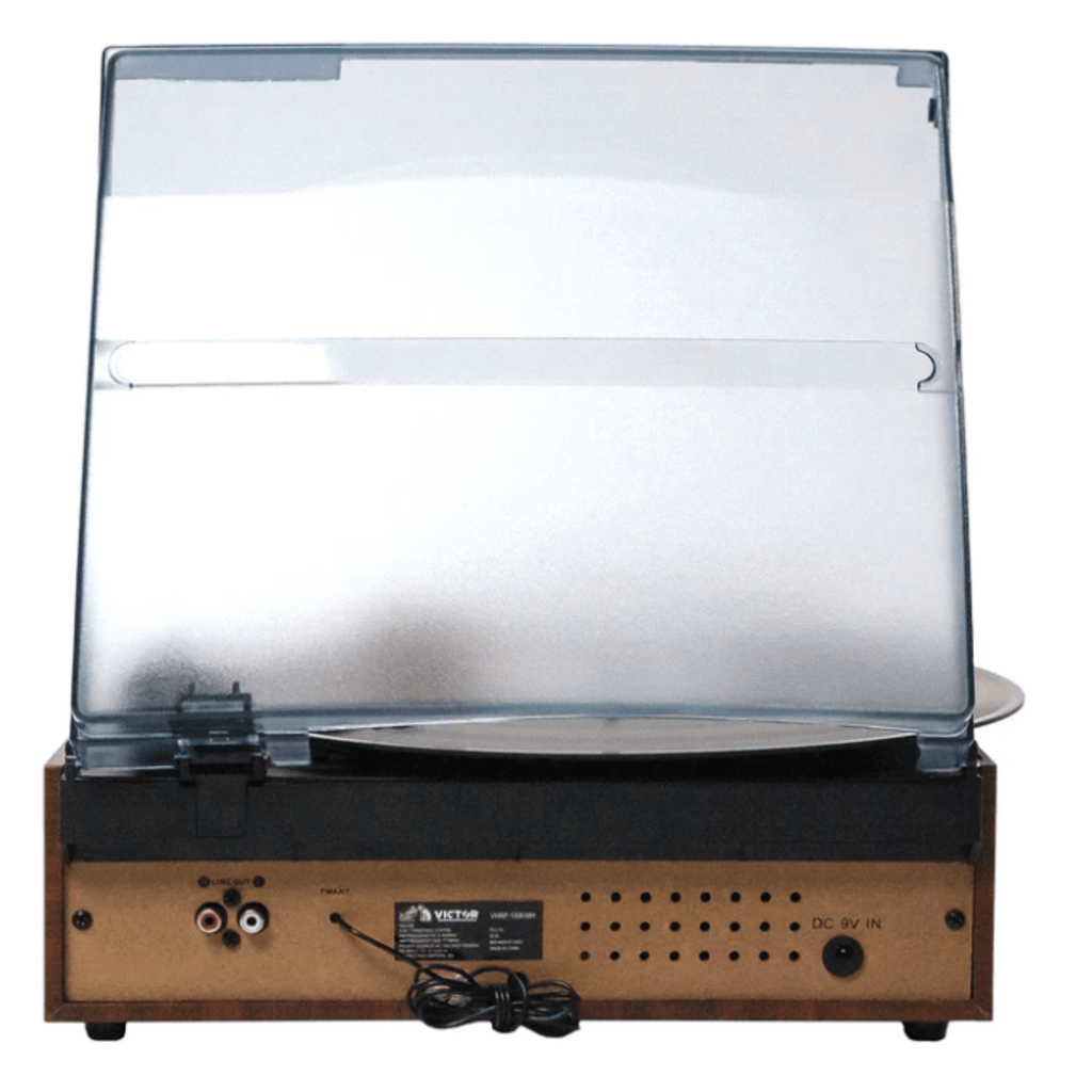 Victor Salem 5-in-1 3-Speed Turntable System with Dual Bluetooth
