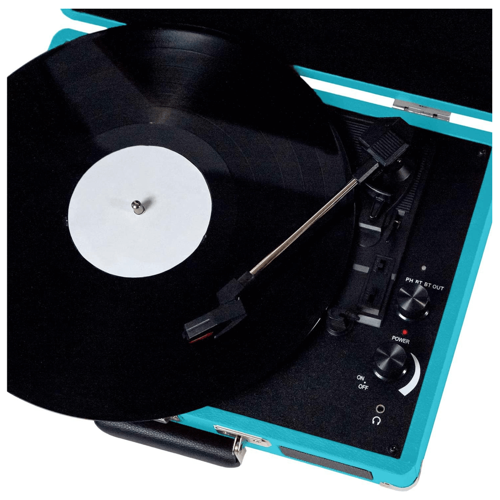 Victor Metro Dual Bluetooth Suitcase 3-Speed Turntable