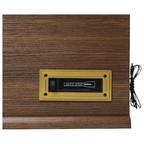 Victor State 7-in-1 Wood Music Center with 3-Speed Turntable and Dual Bluetooth