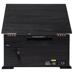 Victor State 7-in-1 Wood Music Center with 3-Speed Turntable and Dual Bluetooth