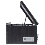 Victor Monument 8-in-1 Wood Music Center with 3-Speed Turntable & Dual Bluetooth