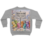 Trash Can Row Classic Kids Sweatshirt