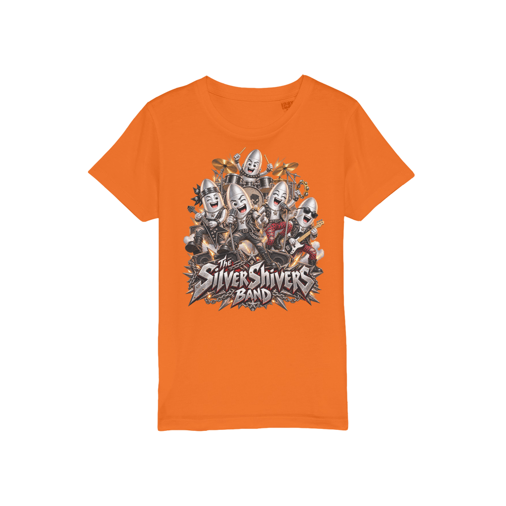 The Silver Shivers Band Organic Jersey Kids T-Shirt