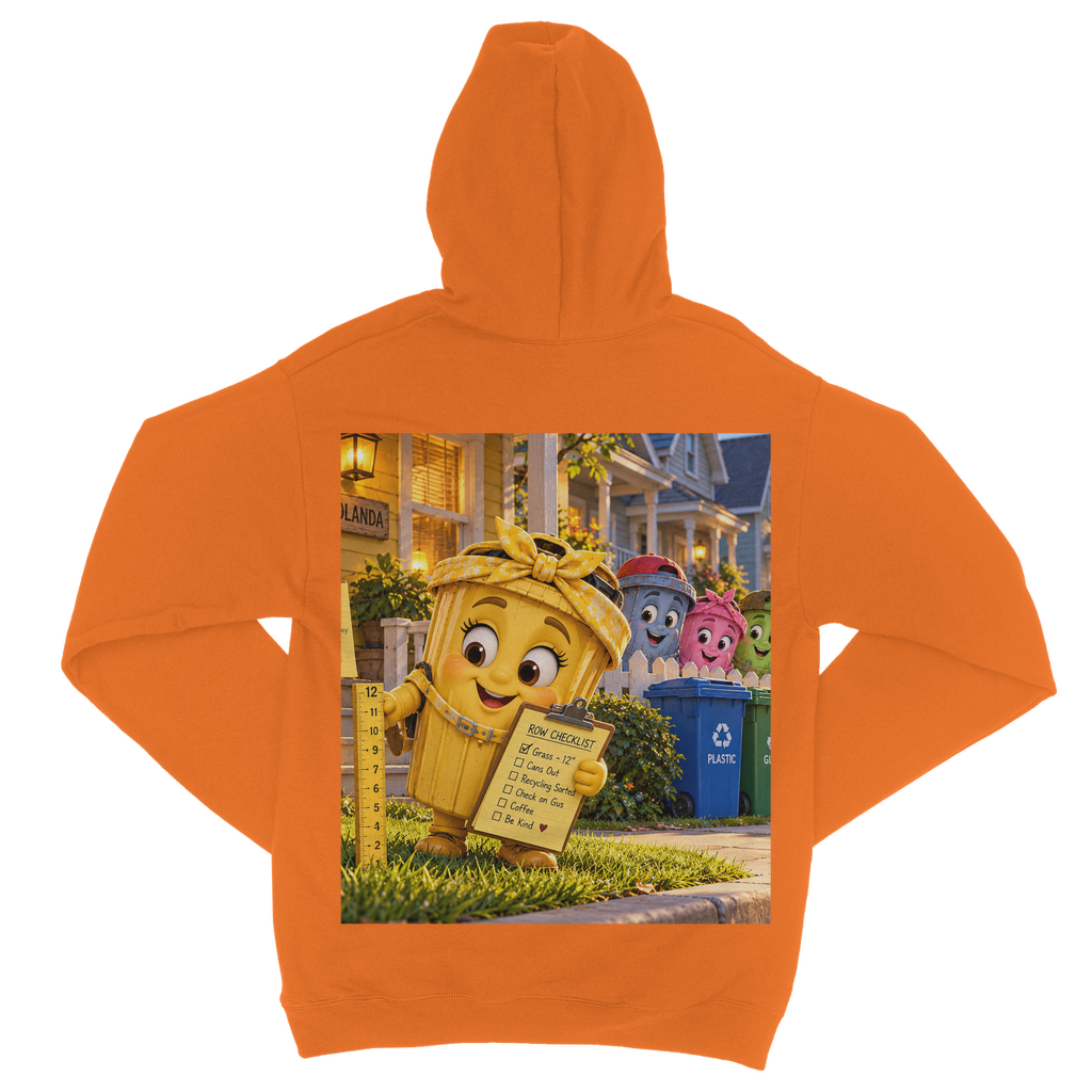 Trash Can Row – Classic Adult Zip Hoodie