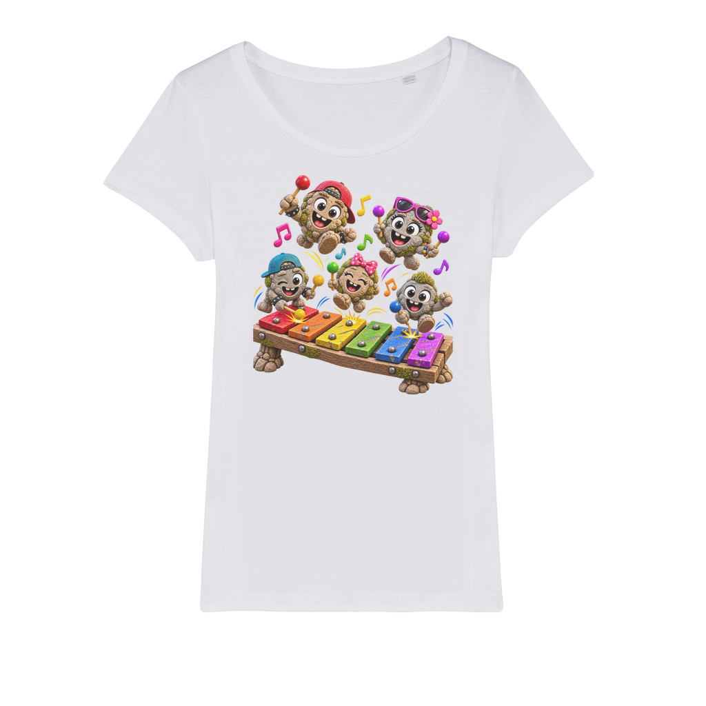 Falling Rocks COllection Organic Jersey Womens T-Shirt