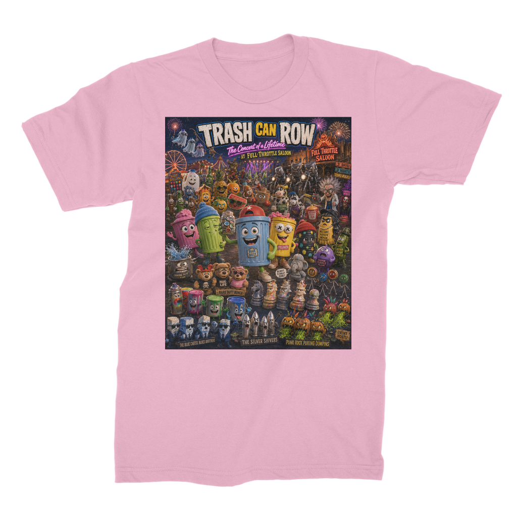 Trash Can Row: Concert for a Lifetime – Unisex Heavy Cotton T-Shirt