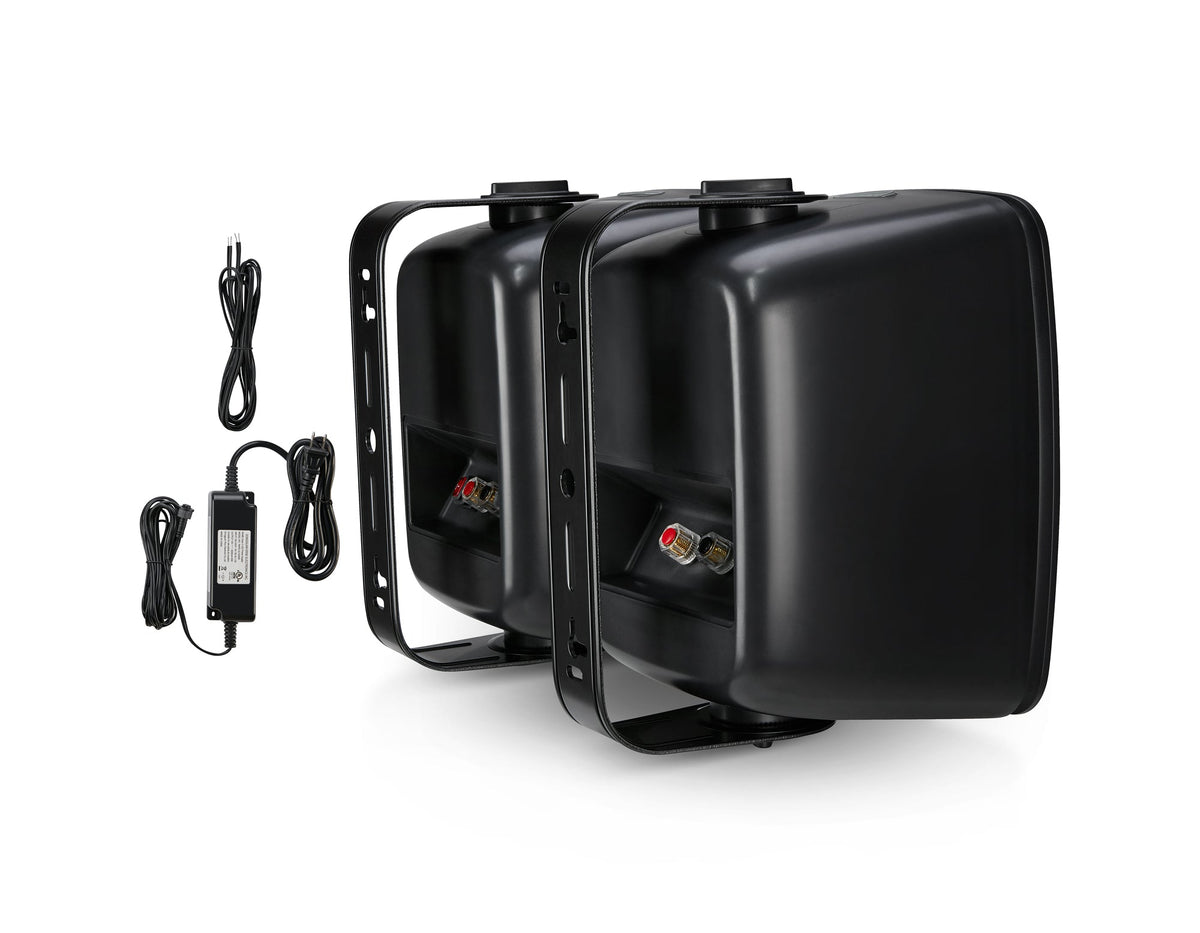 SoundPro Dual Bluetooth Weatherproof Indoor & Outdoor Wall-Mount Loudspeakers