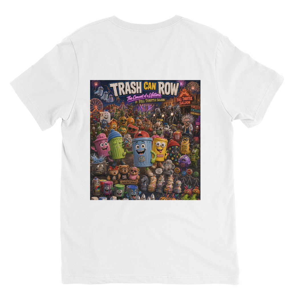 Trash Can Row: Concert for a Lifetime – Classic V-Neck T-Shirt