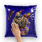 Falling Rocks COllection Sequin Cushion Cover
