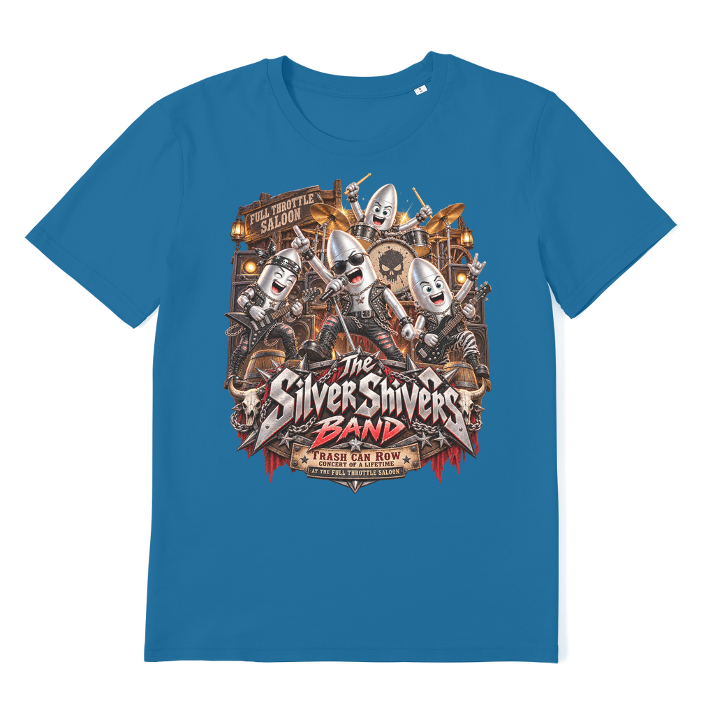 The Silver Shivers Band Premium Organic Adult T-Shirt