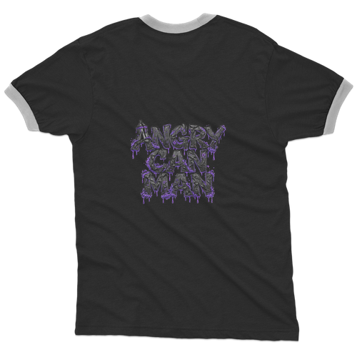 ANGRY CAN MAN 3.0 Adult Ringer T-Shirt