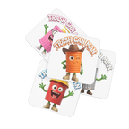 TRASH CAN MAN Hardboard Coaster Set of 4