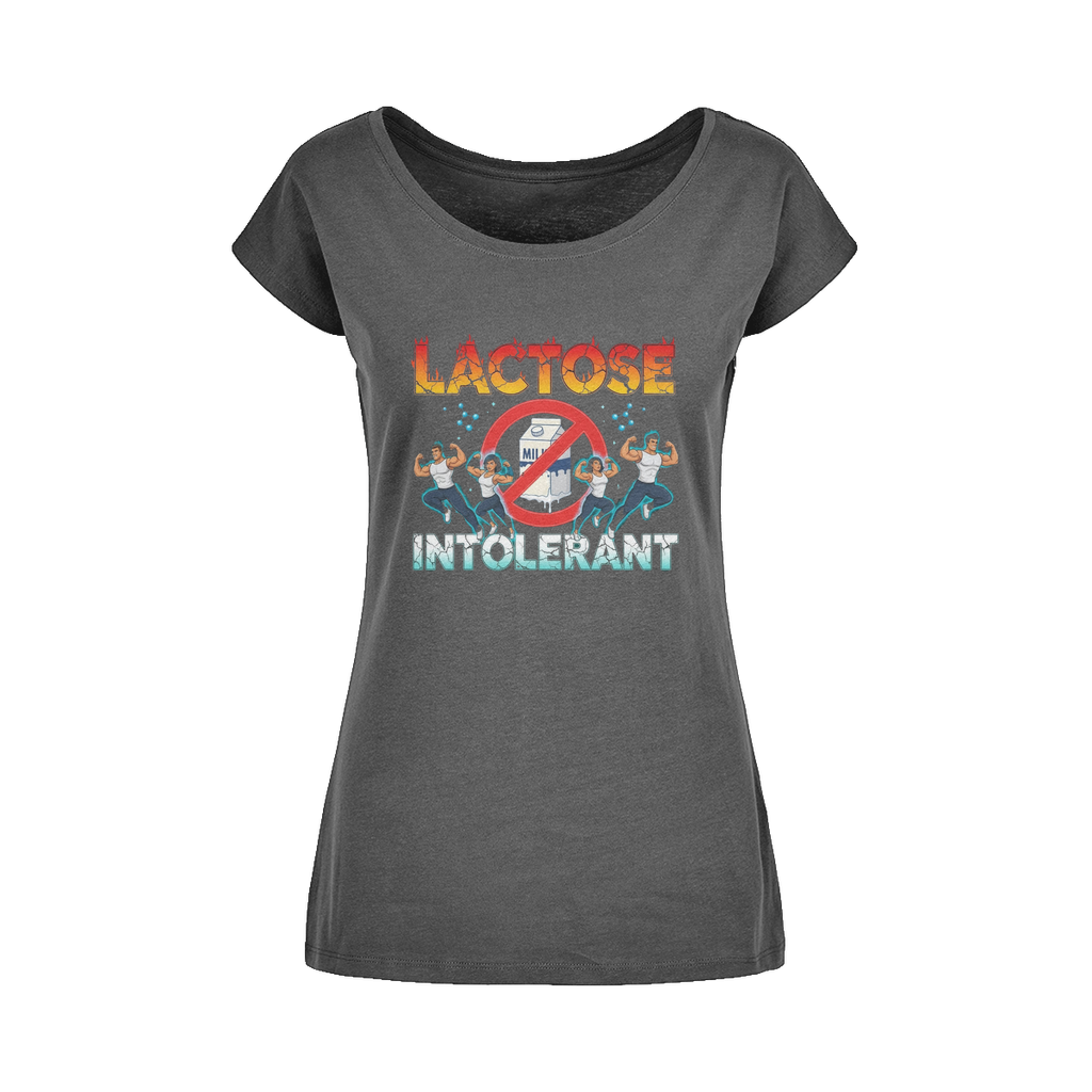 AOB Wide Neck Womens T-Shirt XS-5XL