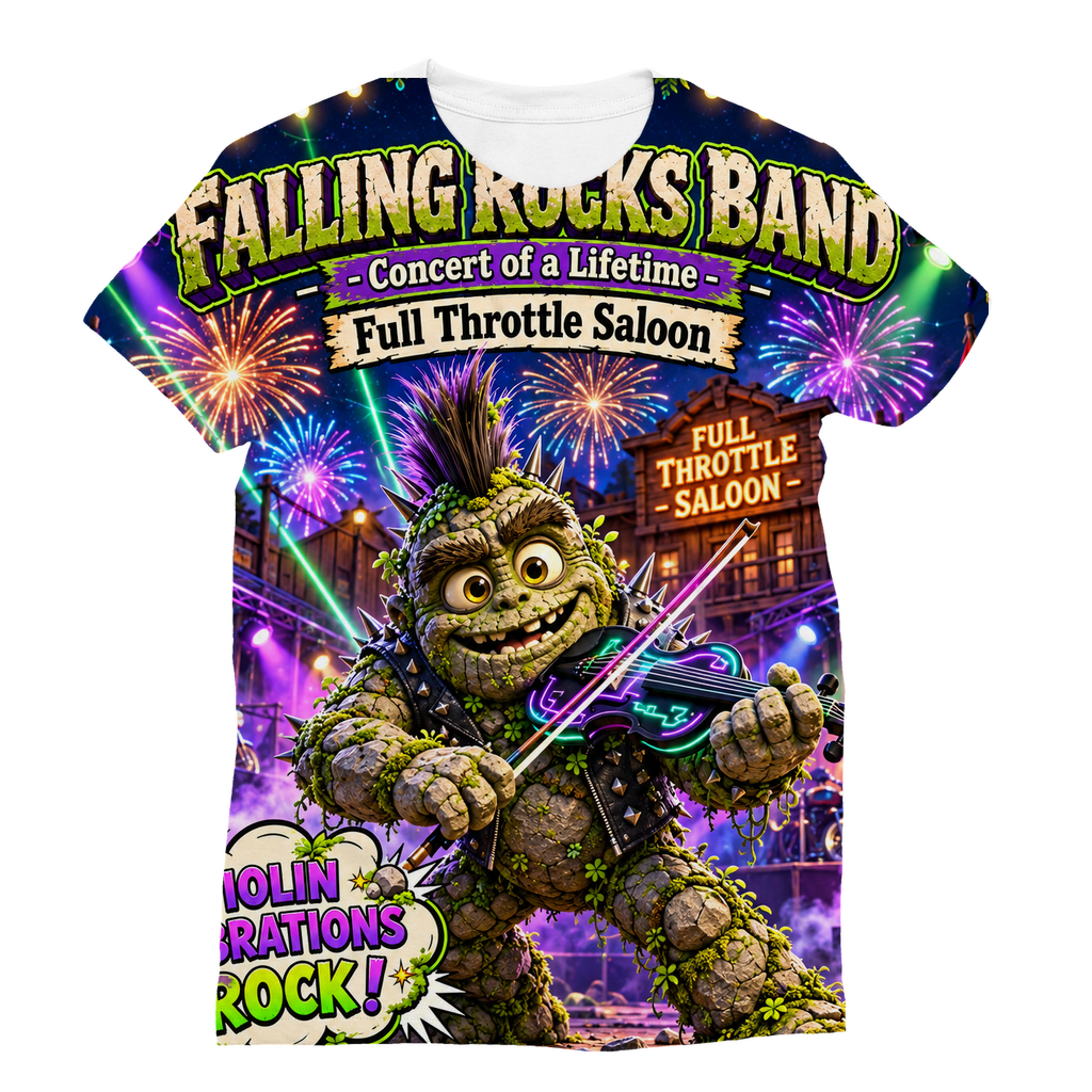 Falling Rocks COllection Classic Sublimation Women's T-Shirt