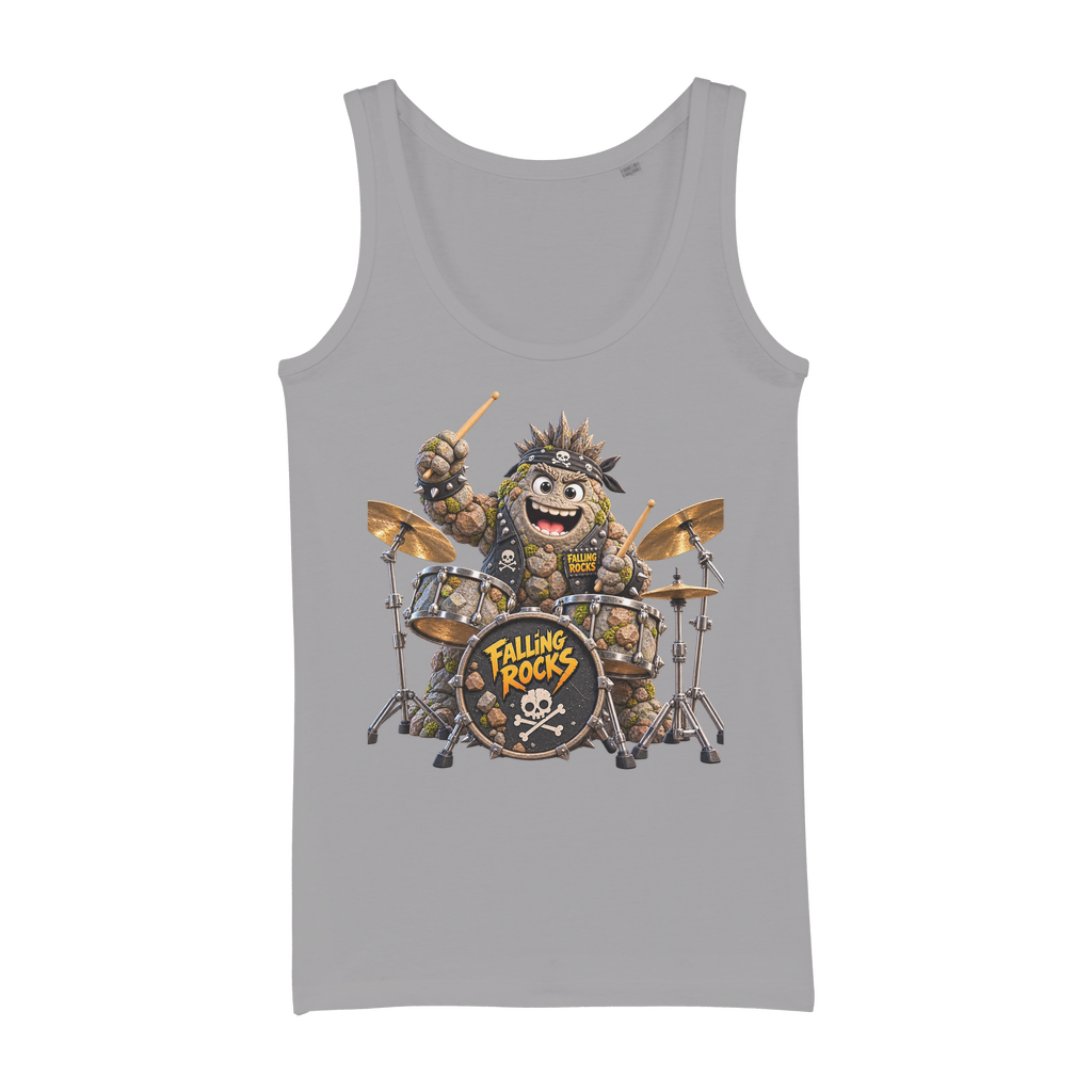 Falling Rocks COllection Organic Jersey Womens Tank Top