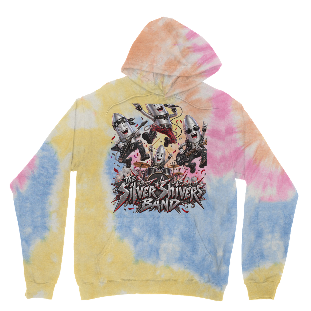 The Silver Shivers Band Tie Dye Hoodie