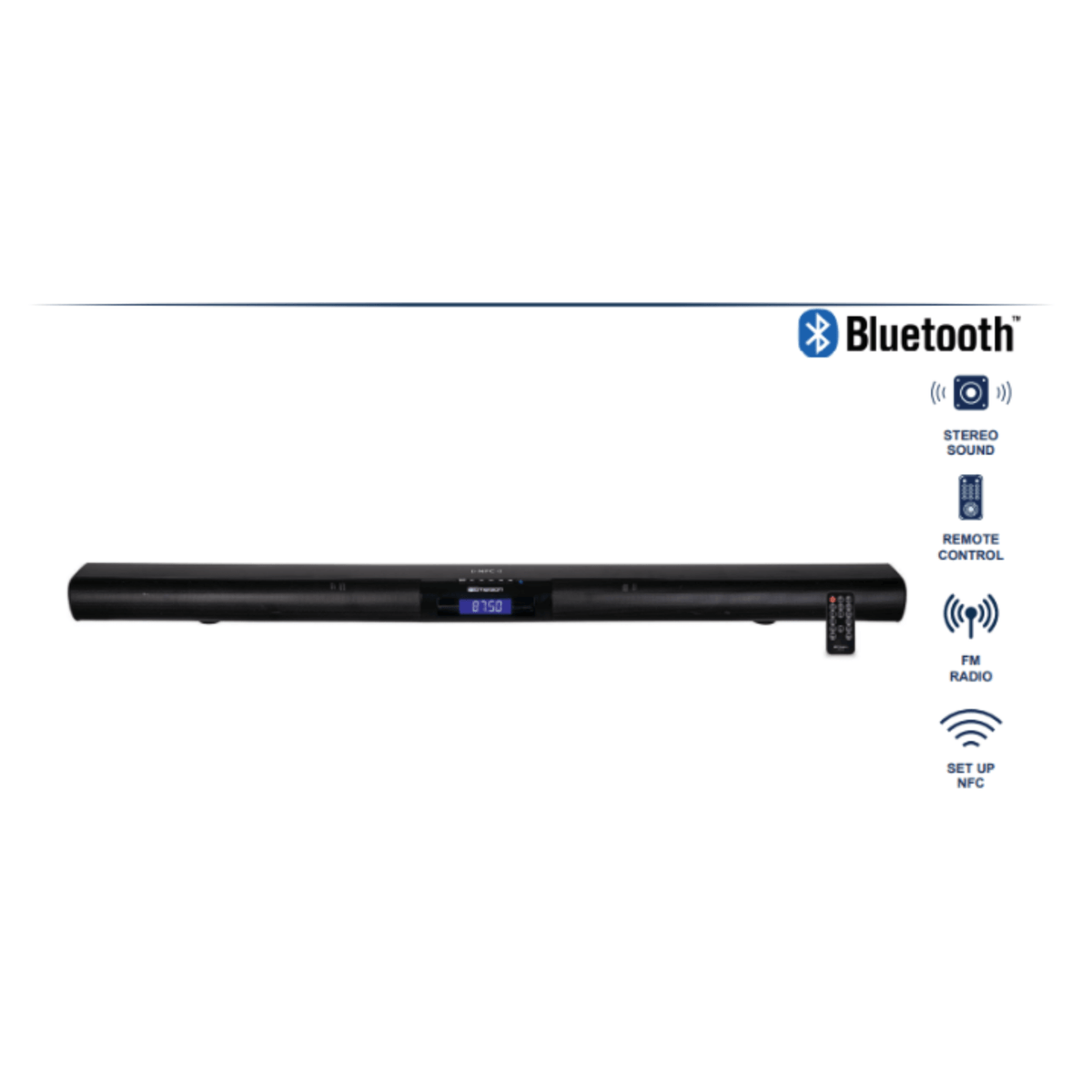 Emerson 42" Bluetooth Soundbar with Digital FM Radio and Remote Control