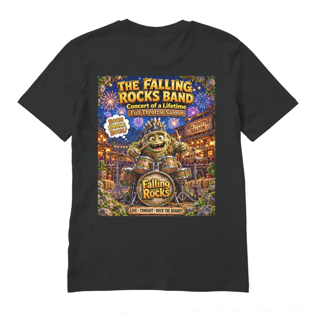 Falling Rocks COllection Premium Organic Adult T-Shirt