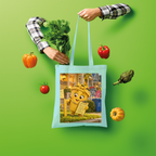 Trash Can Row Shopper Tote Bag